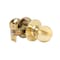 Trans Atlantic Co. SVB Series Bright Brass Grade 2 Standard Duty Commercial Cylindrical Classroom Door Knob with Lock DL-SVB70-US3 - alternate 2